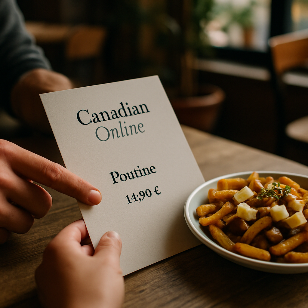 Canadian Online: Menügestaltung und Preisoptimierung für canadian Küchen in Deutschland
